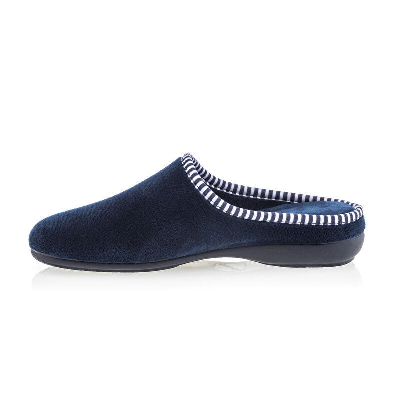 Blaue Damenpantoffeln