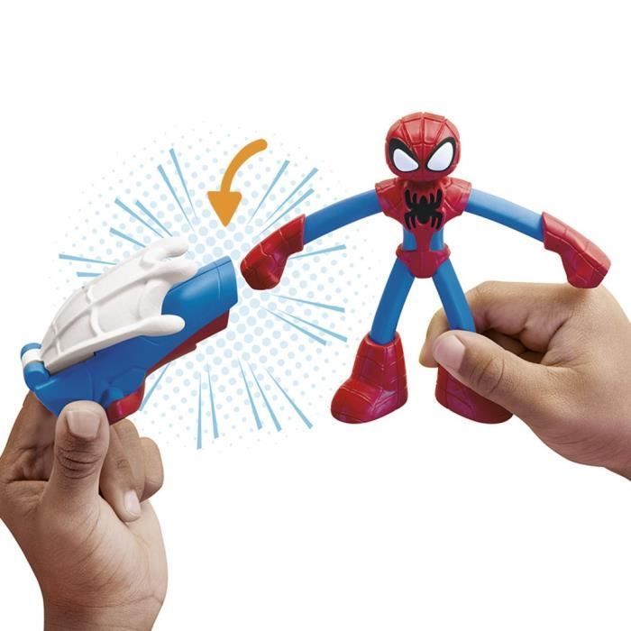 Play-Doh Spider-Man, coffret Mon créateur de toiles avec figurine flexible et pâte à modeler, dès 4 ans, Marvel