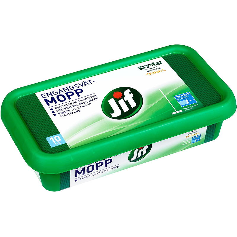 Jif Engangsmoppe 10-pak Jif Badeværelse