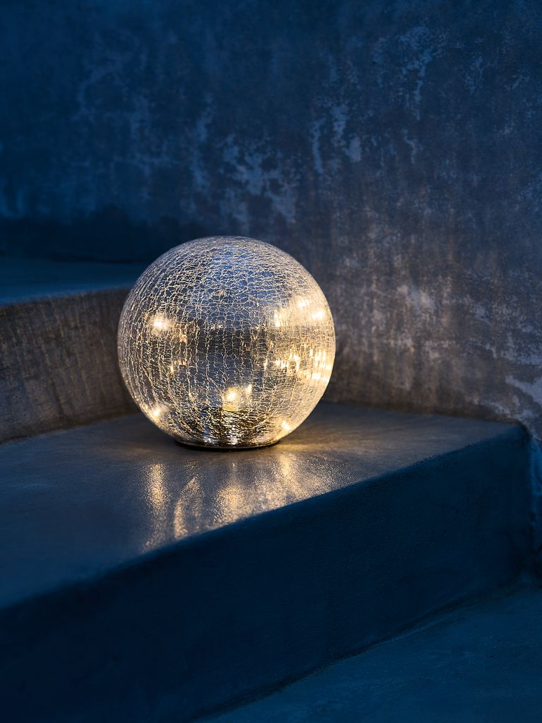 HAVVALE Solarna lampa HAVVALE Ø20xV29cm prozirna