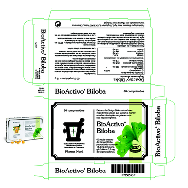 Bioaktivni dodatek za krvni obtok Biloba 60 kapsul 60 kapsul