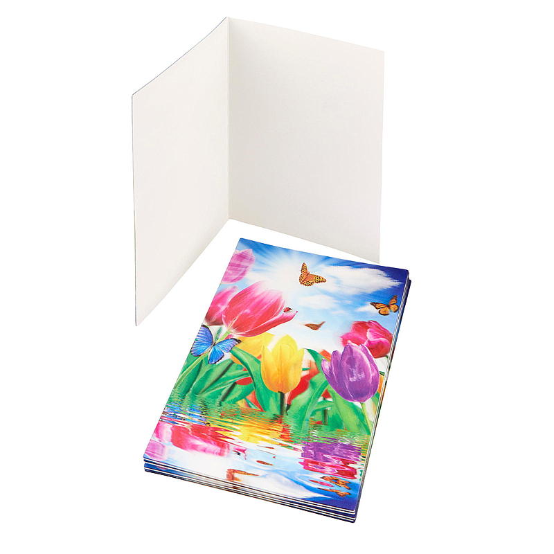 Fleurs en carte 3D