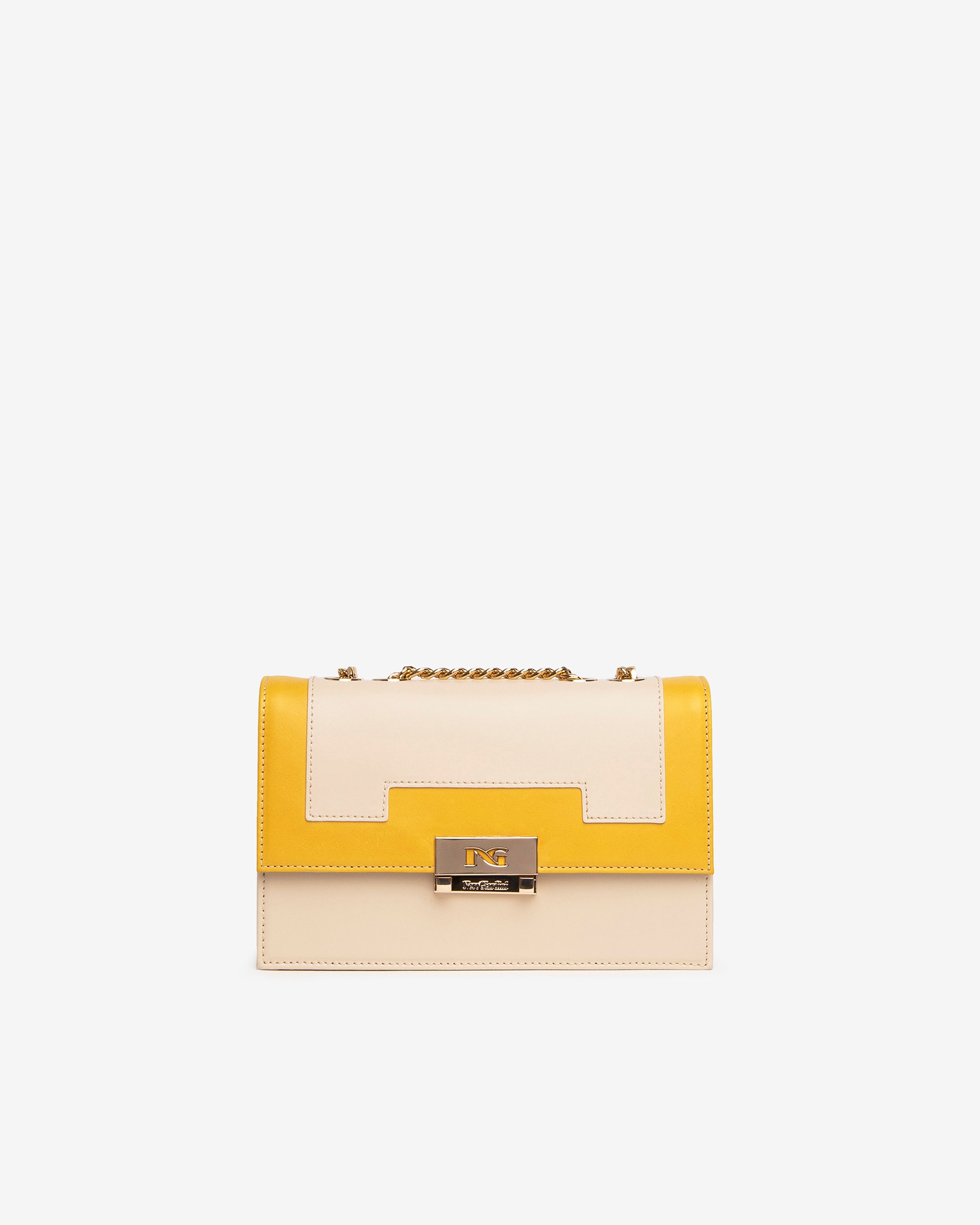  Damen-Schultertasche aus Leder