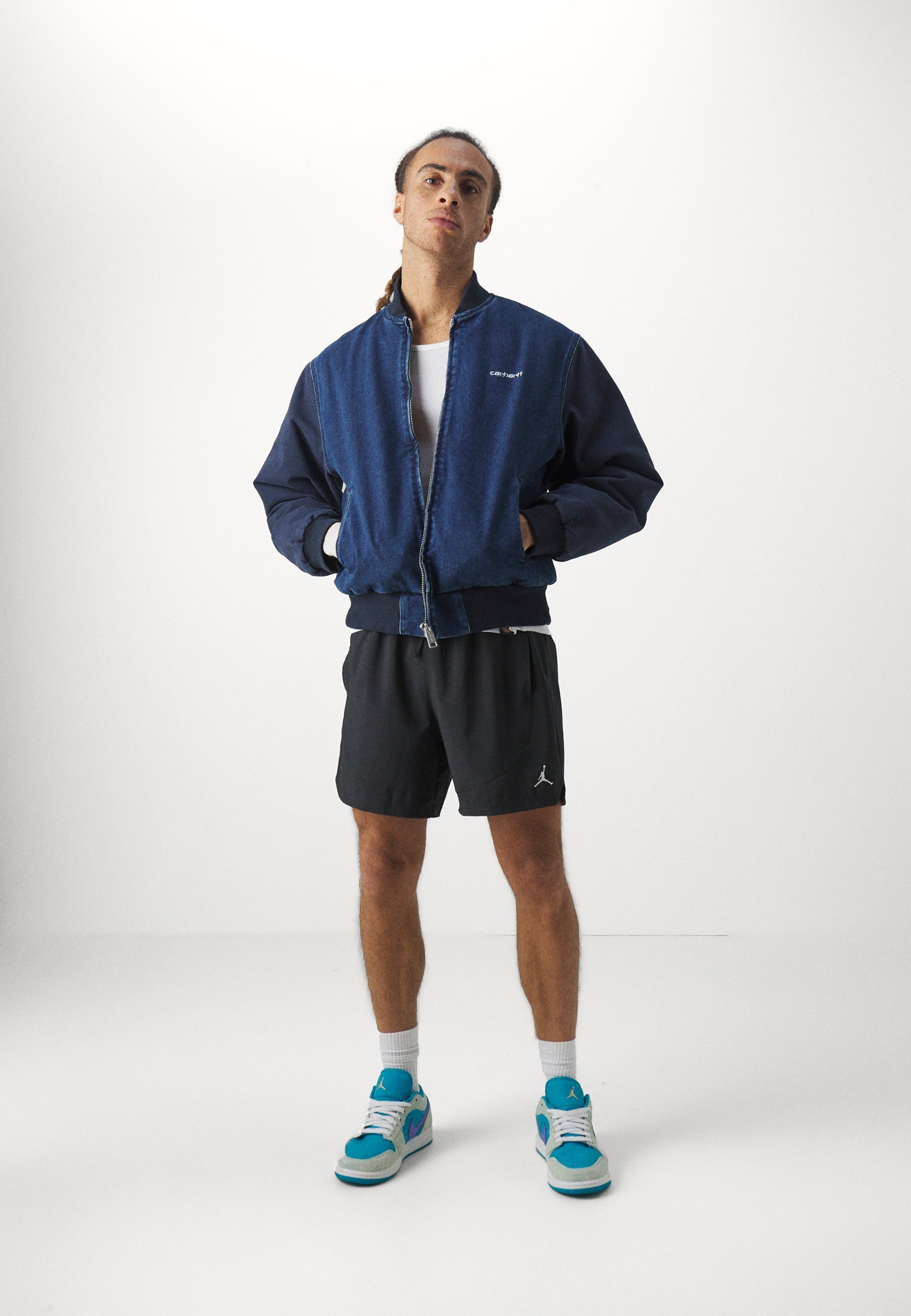 Jordan Sports shorts - zwart/wit
