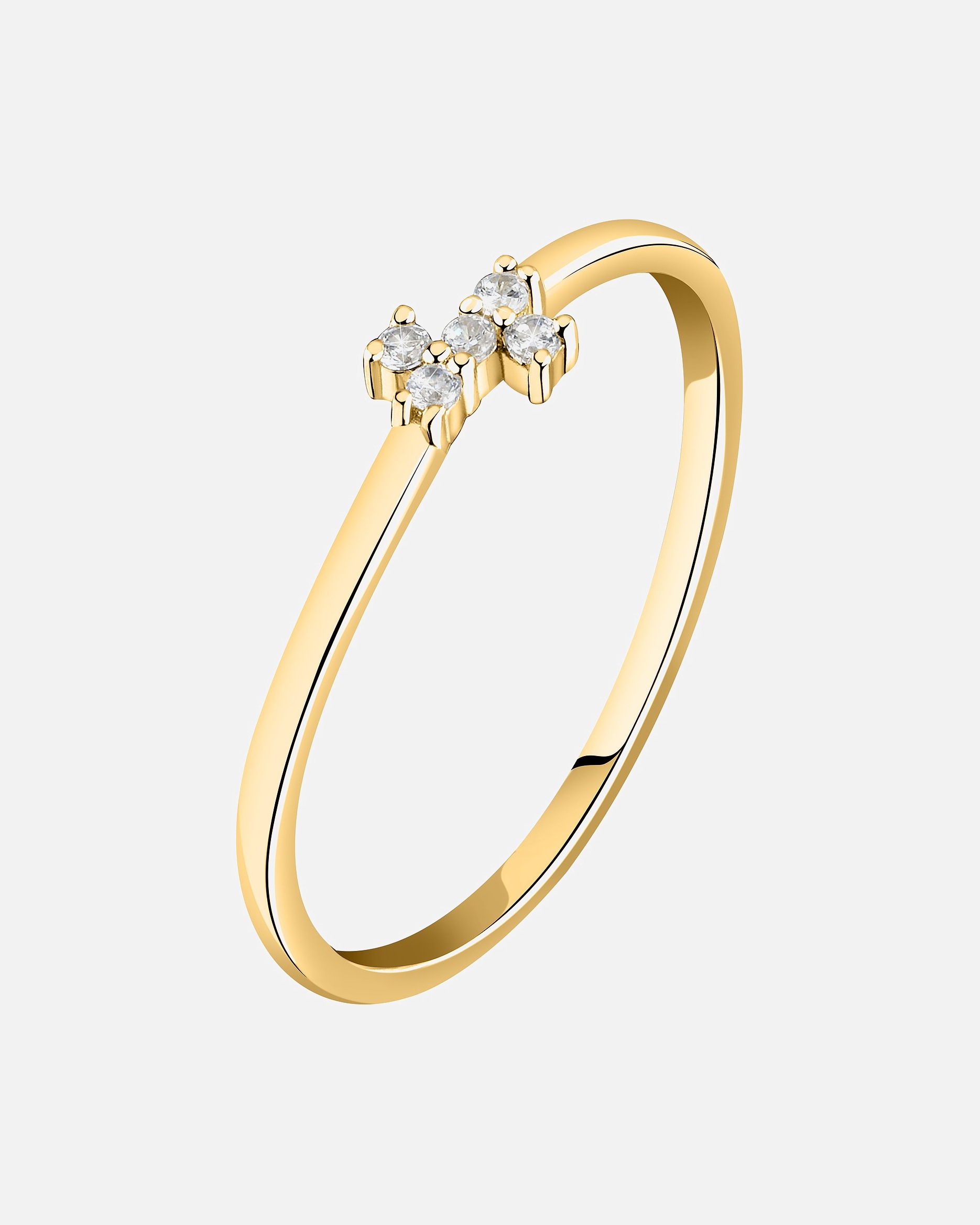 Live Diamond Bagues or jaune