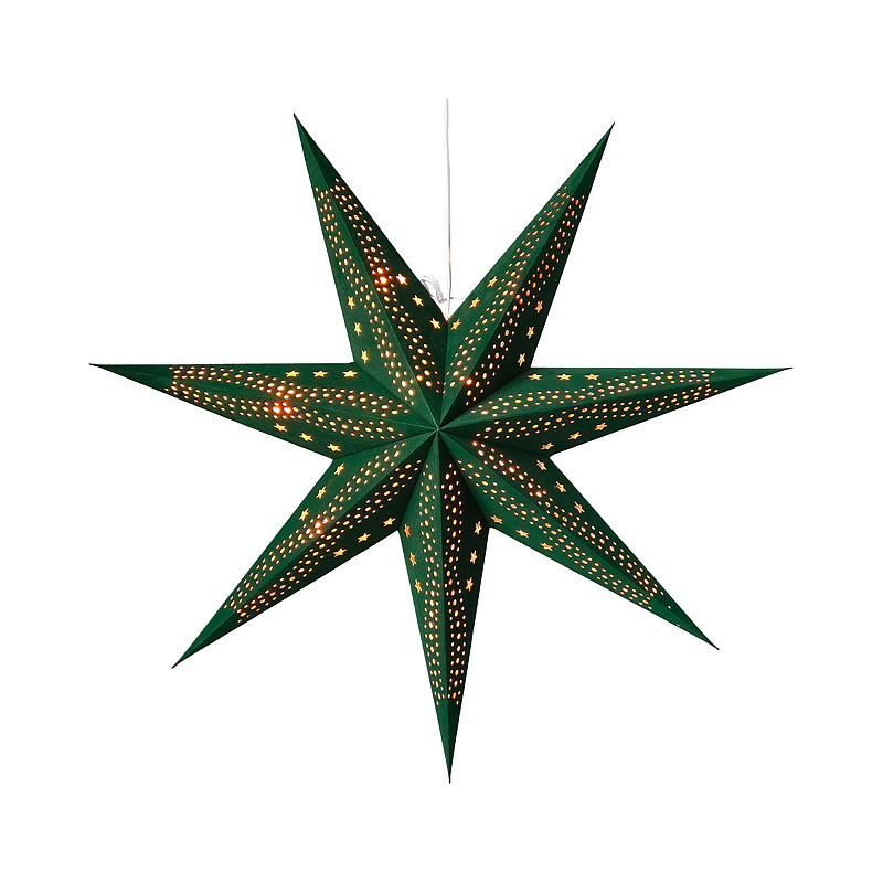 Stella di Natale Light IT 75 cm in velluto