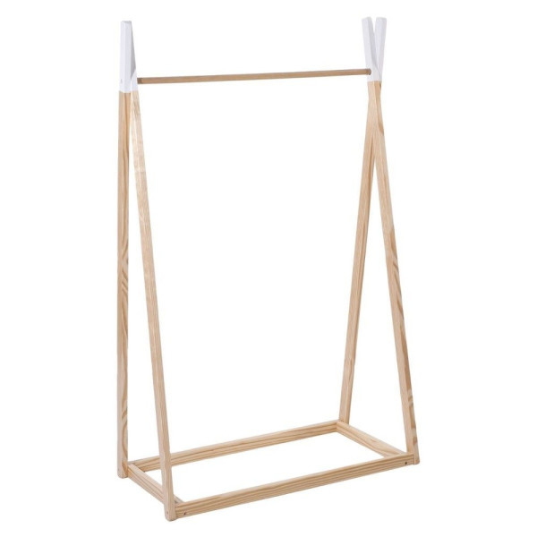 TIPI Drewniany wieszak na ubrania dla dzieci - 78 x 38 x 126