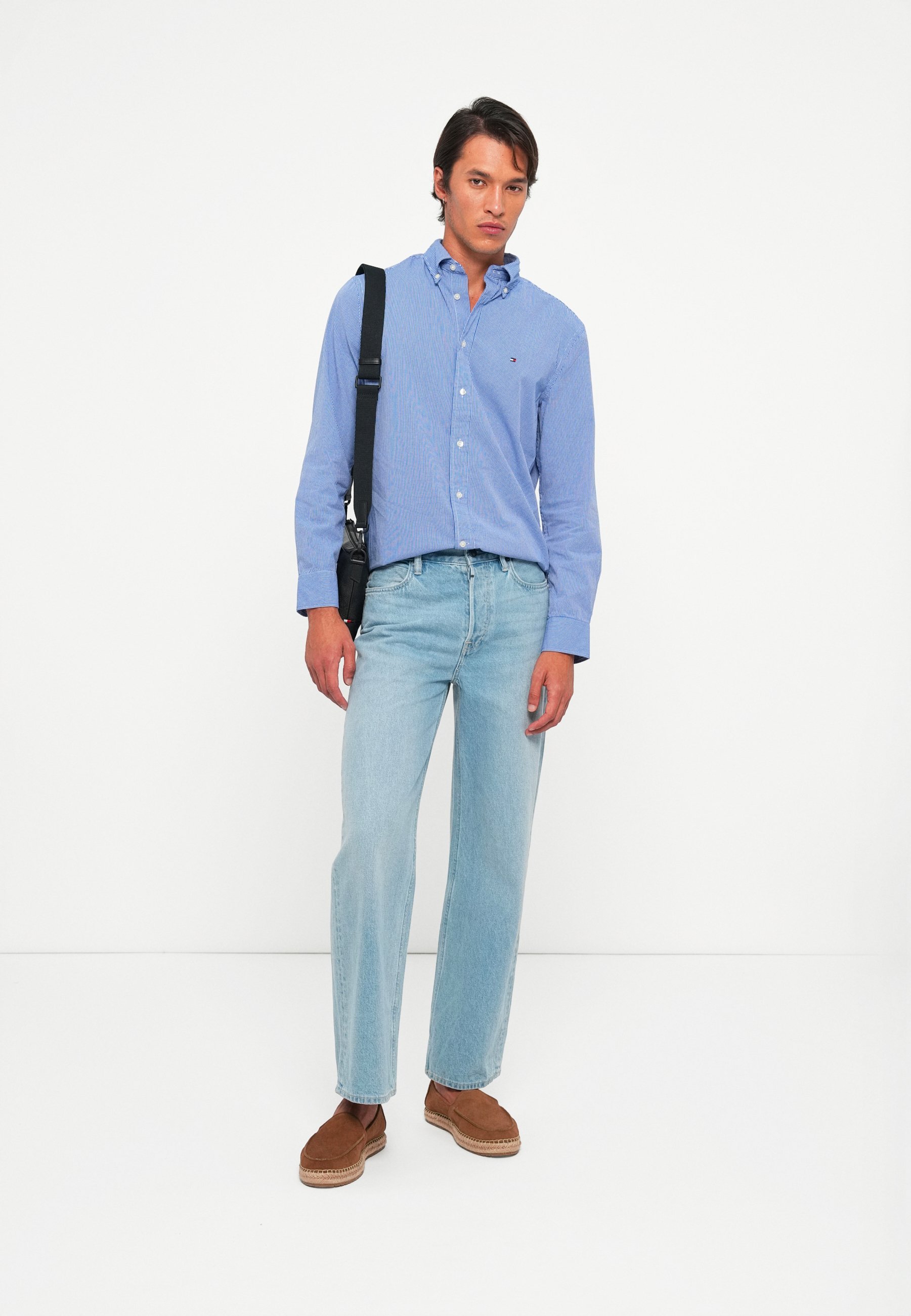 Tommy Hilfiger GINGHAM SHIRT - Shirt - wedge blue