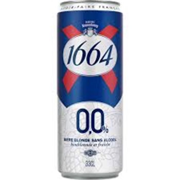 1664 Rubia 0.0° Paquete de 12 latas de 33 cl