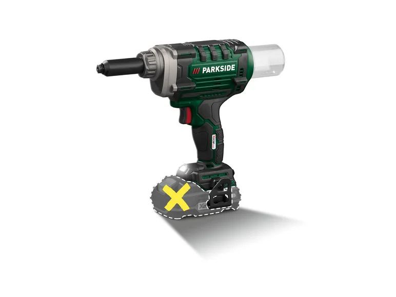 PARKSIDE® Akkukäyttöinen niittipihti sokkonaisille niiteille PBNSG 20-Li A1, 20 V