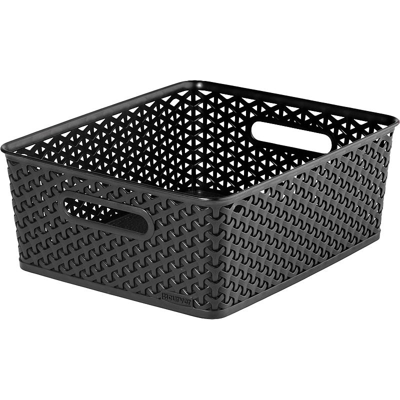 Panier de rangement Curver 35,5 x 29,6 x 13,3 noir My Style