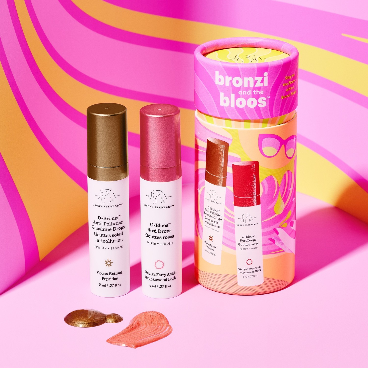 Sada na starostlivosť o tvár Drunk Elephant Bronzi and the Bloos™ – 1 kus