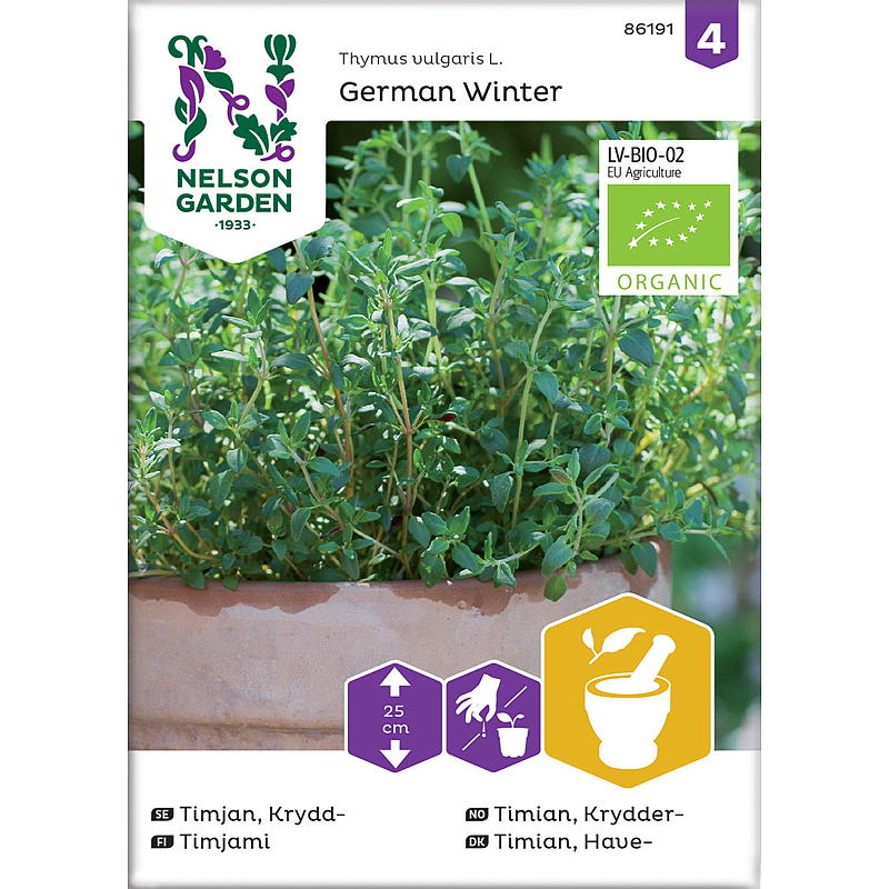 Nelson Garden Seeds Thymian Gewürz, Deutscher Winter
