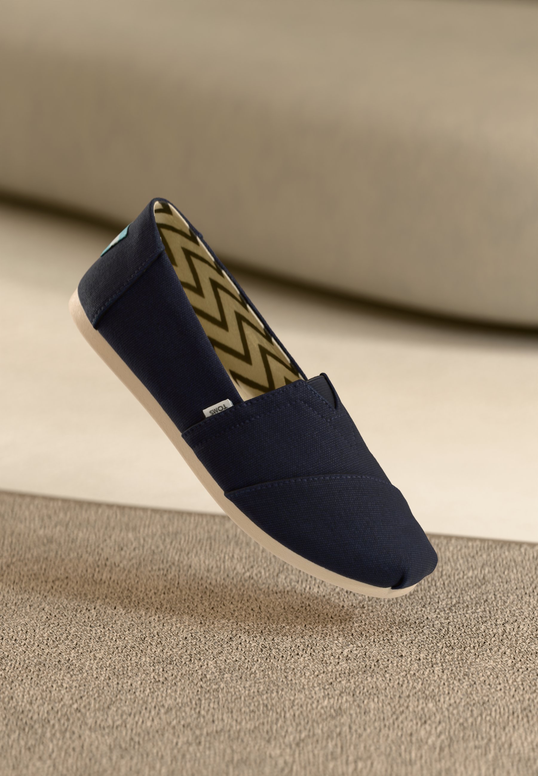 TOMS ALPARGATA VEGAN - Teniși - navy