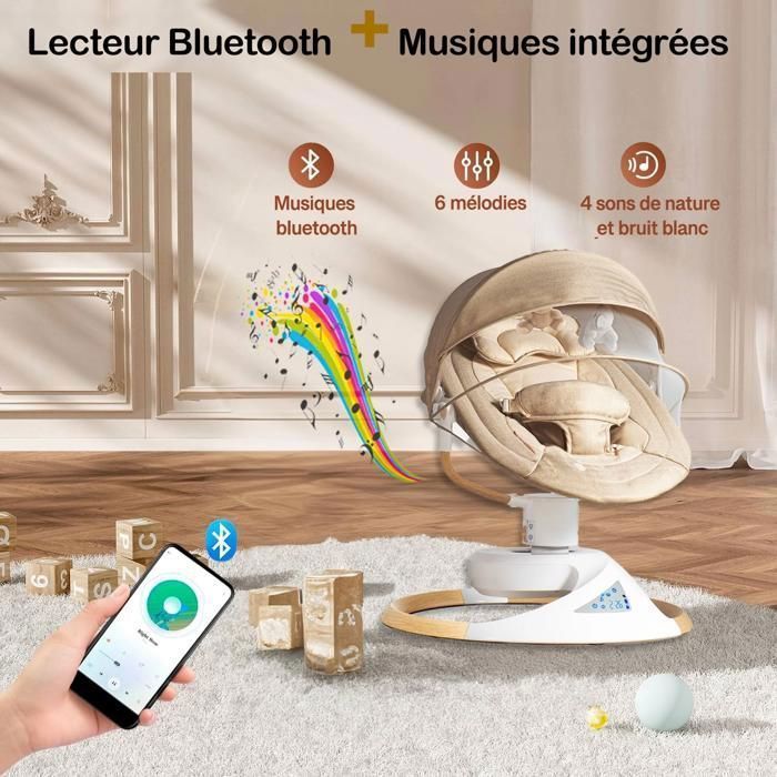 Emy electric swing/bouncer with UNIQUE natural movement