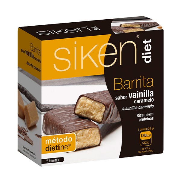 Dietní tyčinka s příchutí vanilky a karamele | 5 kusů