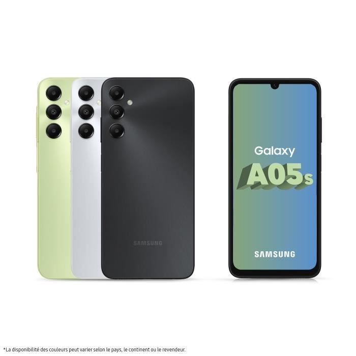 Smartphone Samsung Galaxy A05s de 64 GB, color negro.