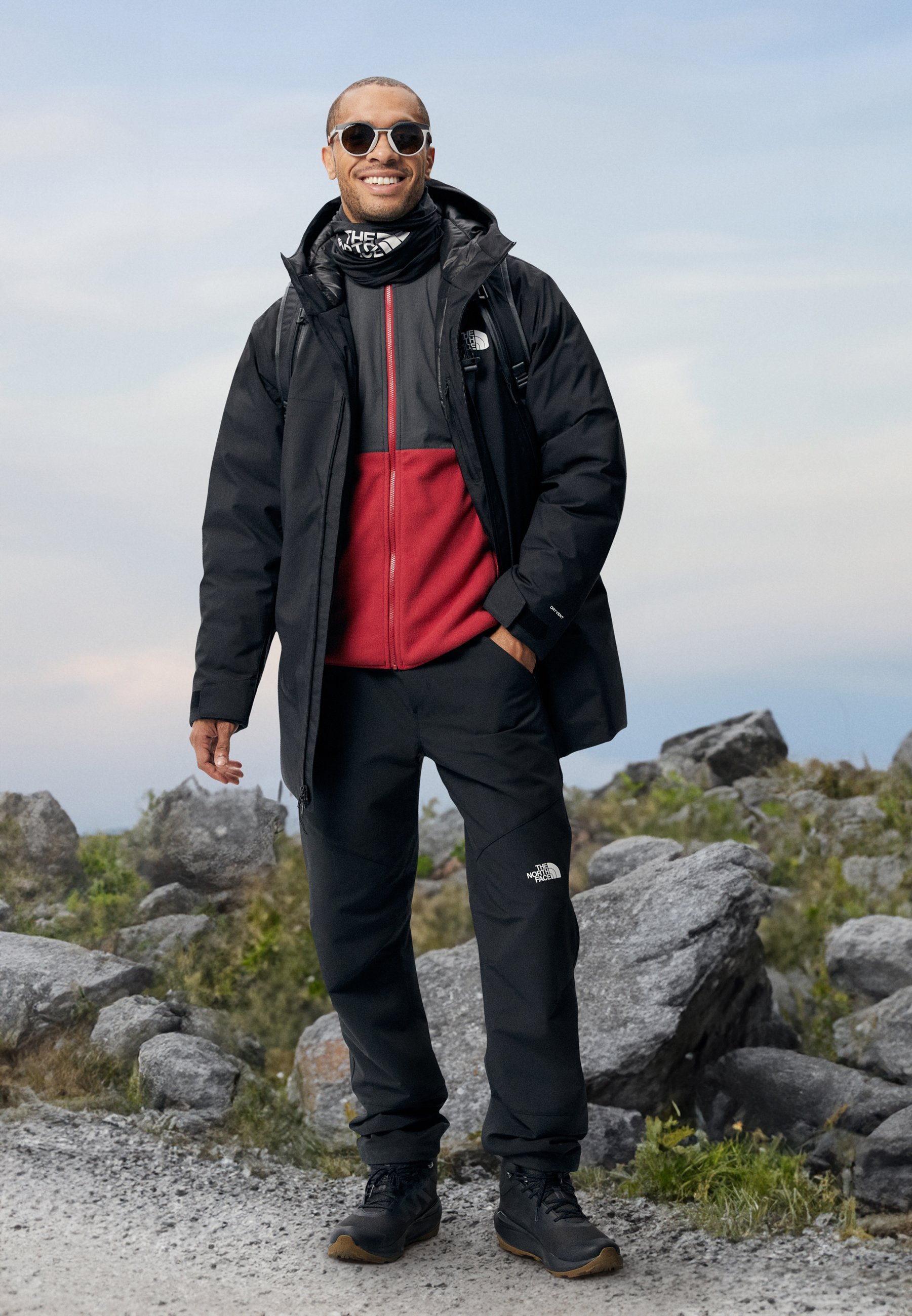 Salomon ELIXIR TOUR MID WP - Wandelschoenen - phantom/zwart/asfalt