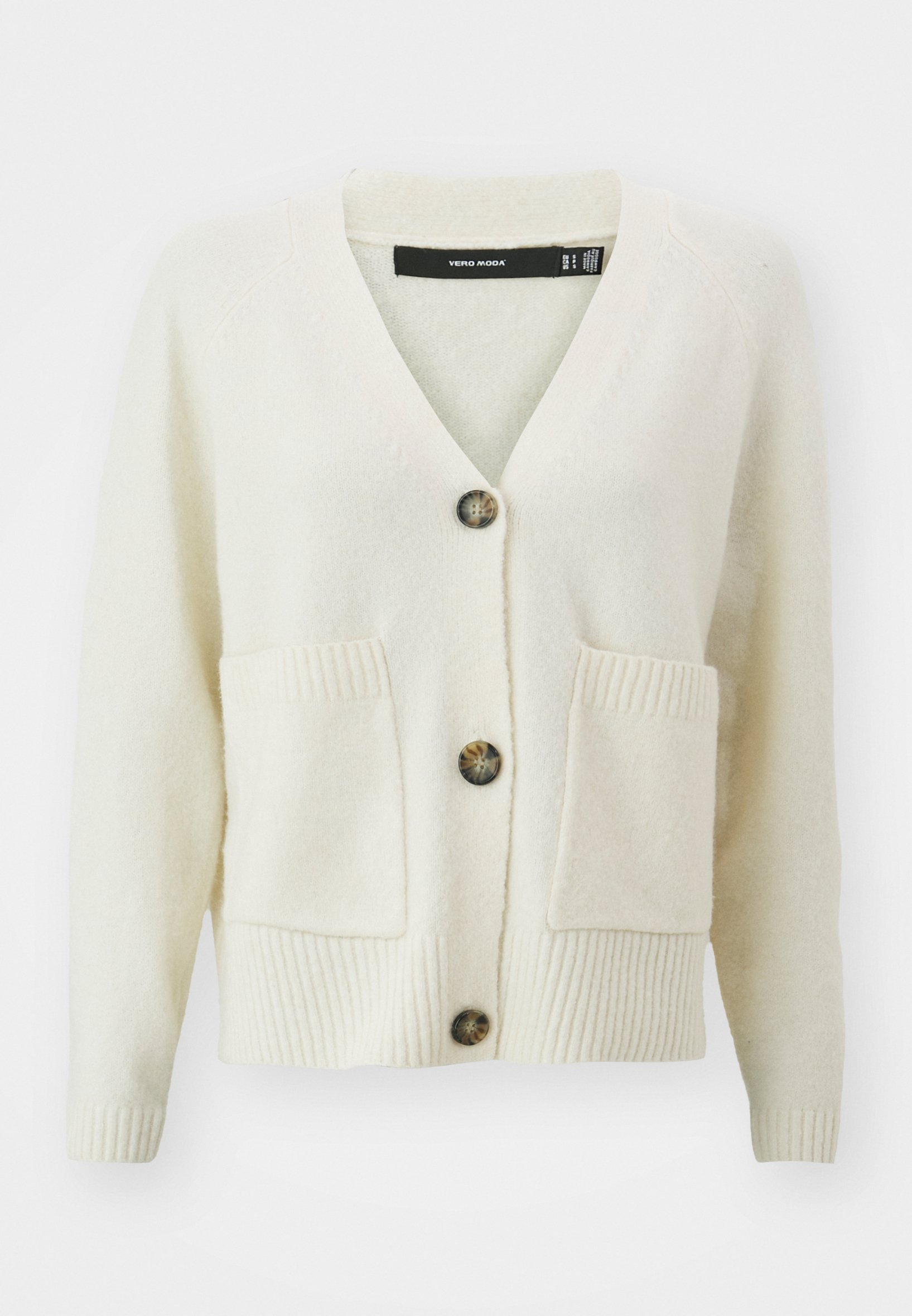 Gilet Vero Moda BOOM à manches longues et col en V boutonné - Couleur Birch Blend