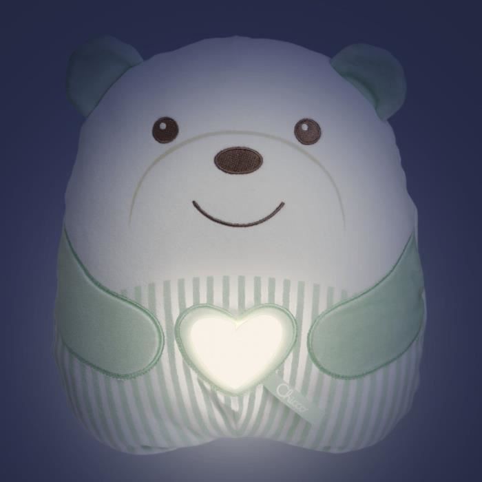 Soft Teddy Bear - CHICCO - Green - From birth