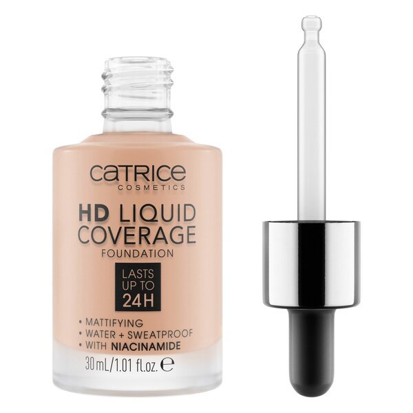 Catrice HD 020 Rose Beige течни пудер за покривање<br>30ml