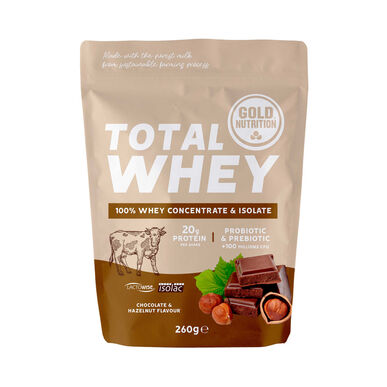 GOLDNUTRITION Total Whey csokoládés-mogyorós 260 g 260 g