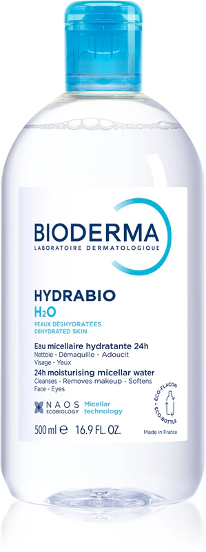 Bioderma Hydrabio H2O reinigende micellaire vloeistof voor de gedehydrateerde huid