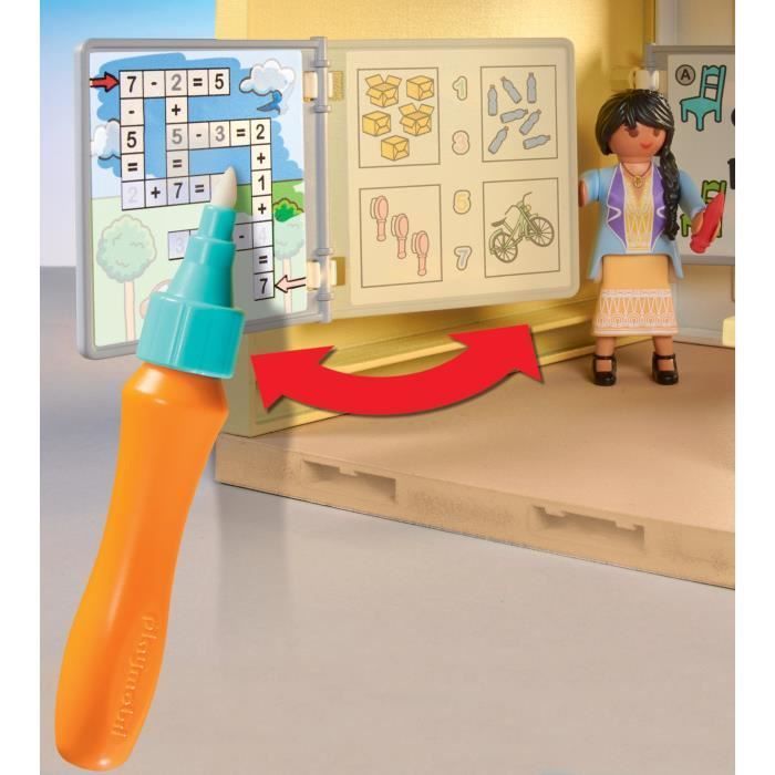 PLAYMOBIL 71327 Ecole aménagée, City Life, L'école, 282 pièces, Mixte, Pour enfant dès 4 ans