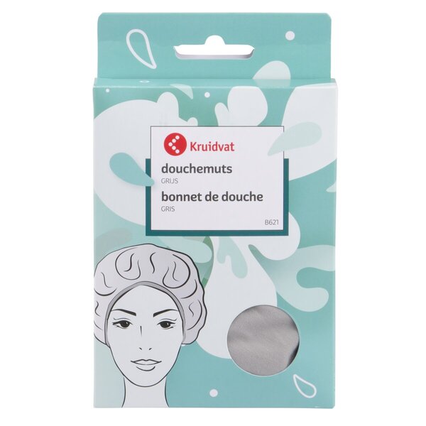 Bonnet de douche Kruidvat<br>gris