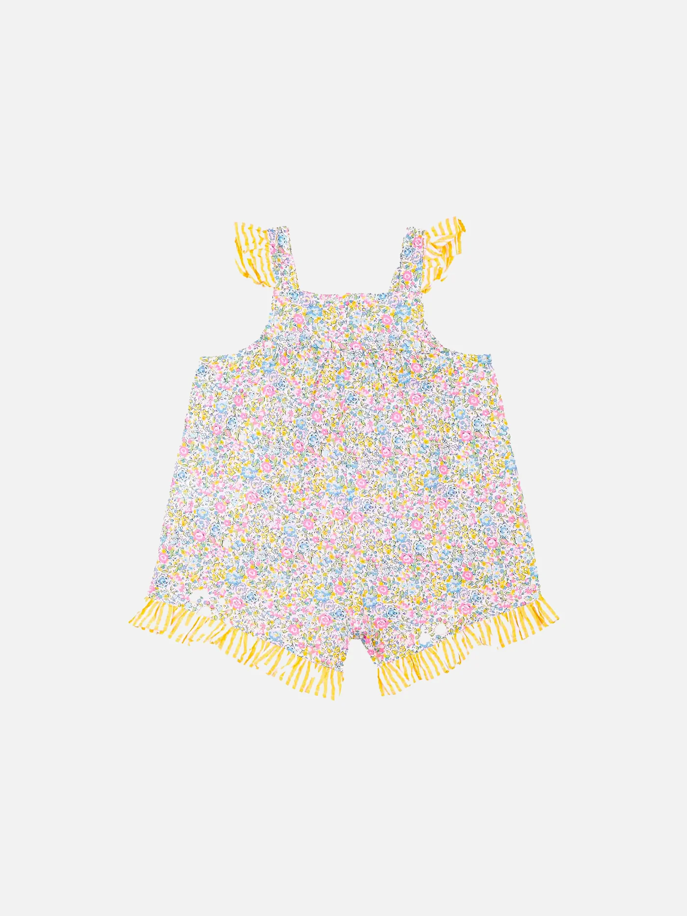Babyjurkje van gele Liberty-stof