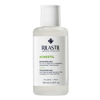 Rilastil Acnestil mikropeeling mild ansiktseksfolierende lotion med salisylsyre 100 ml