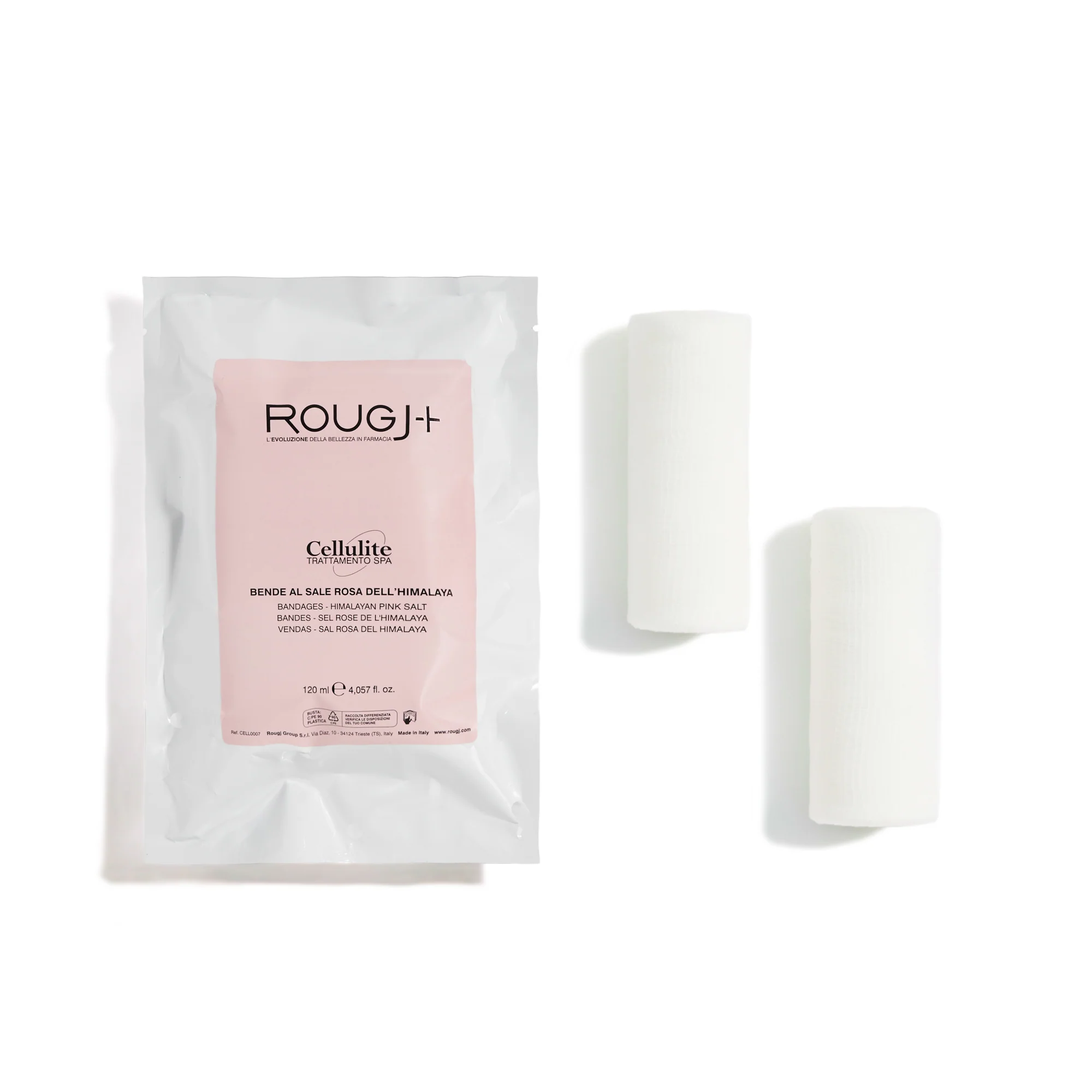 Cellulite Trattamento SPA Trattamento Corpo al Sale Rosa Dell'Himalaya - Guaine e Patch, Crema gambe antifatica
