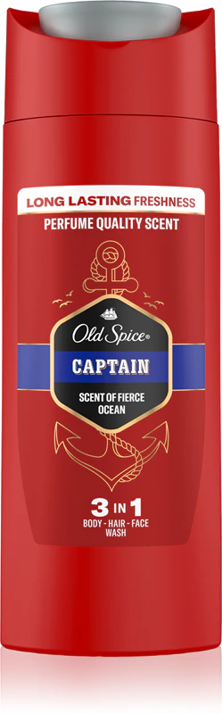 Gel de banho Old Spice Captain para homens