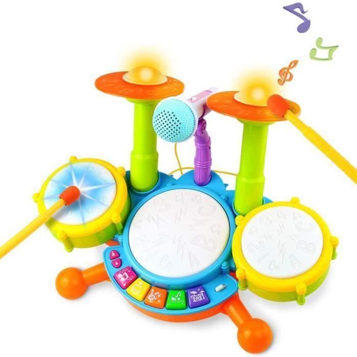 Spielzeug-Musikinstrumente für Kinder, Schlagzeugspielzeug, elektronisches Schlagzeug