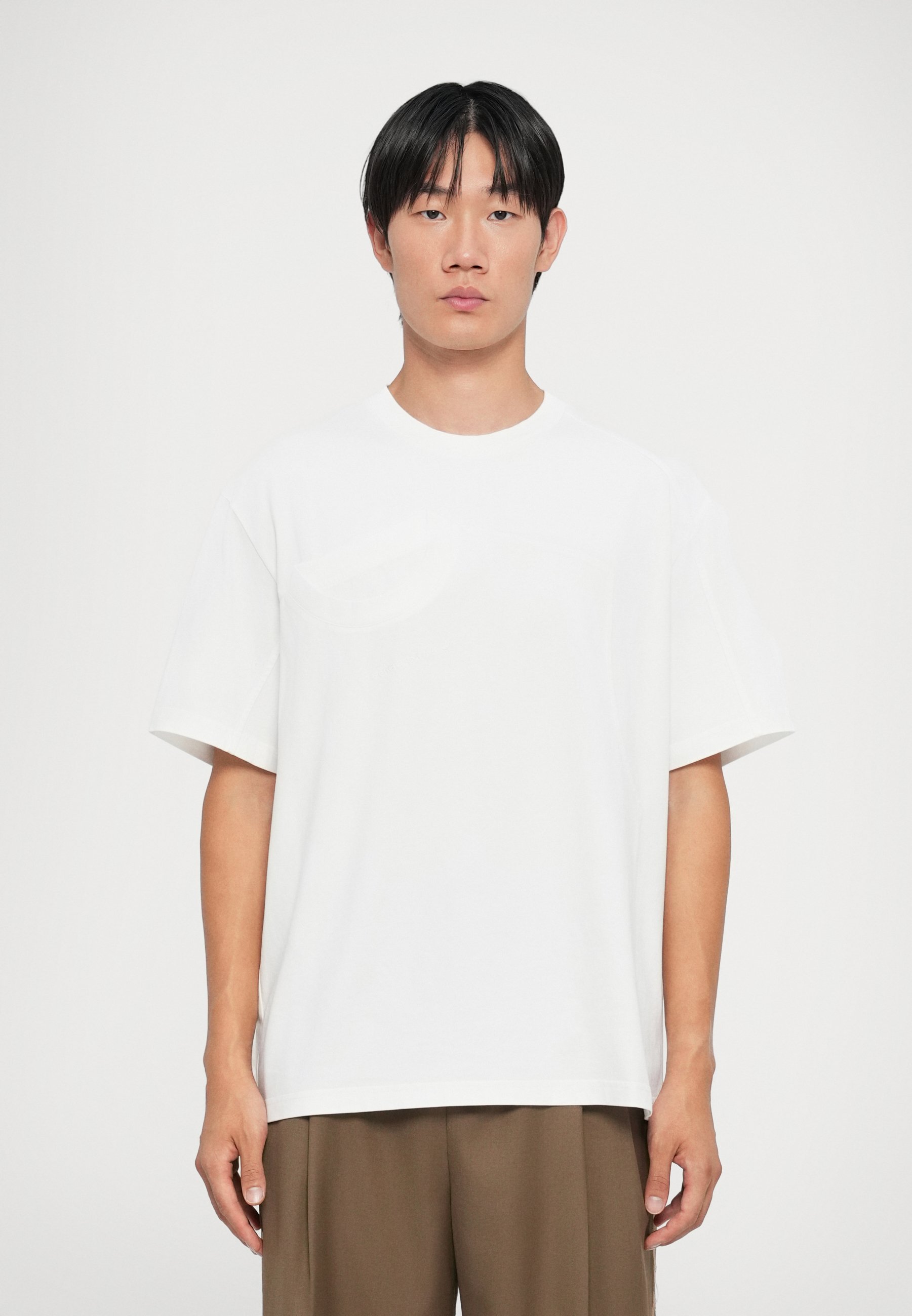T-shirt déstructuré Feng Chen Wang - T-shirt basique - blanc