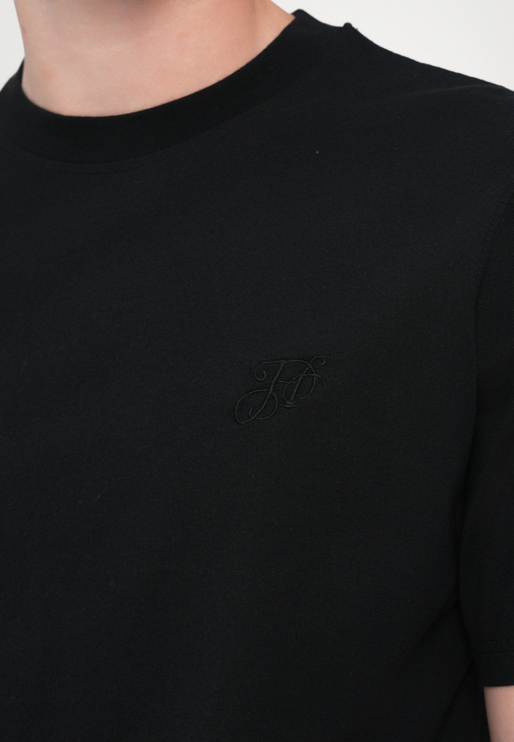 Han Kjøbenhavn MONOGRAM TEE - T-shirt basic - nera