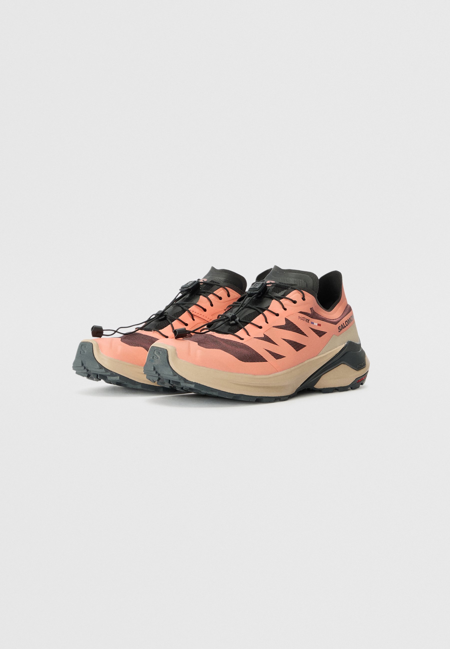 Salomon XA META - Buty trekkingowe - fusion coral/oxford tan/black
