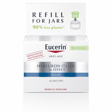 Eucerin Hyaluron-Filler yövoiteen täyttöpakkaus 50 ml