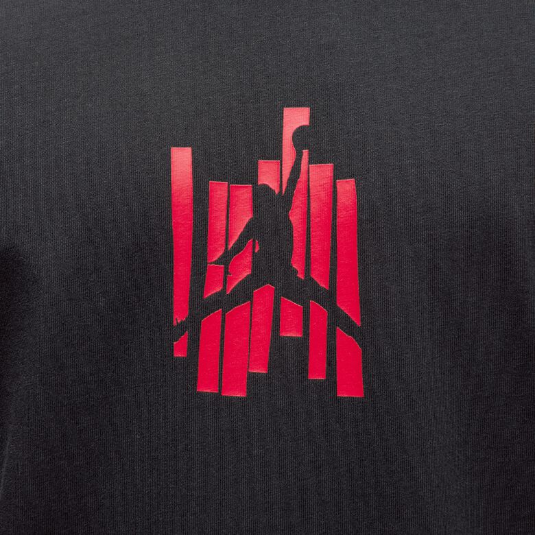 Maglia a maniche corte girocollo con grafica del marchio