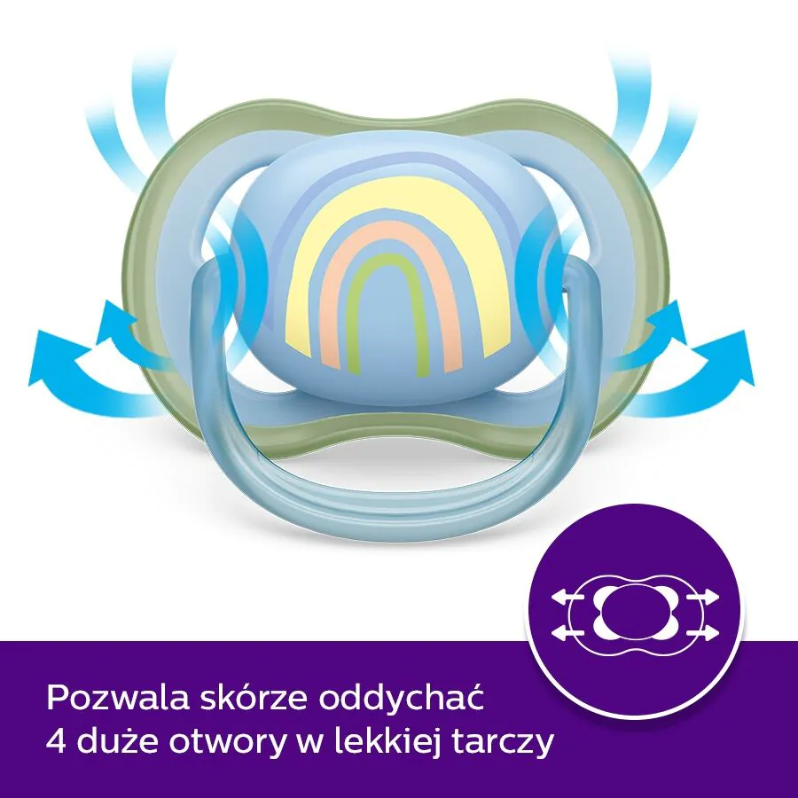 Avent Smoczek Ultra Air 0-6 m, unisex