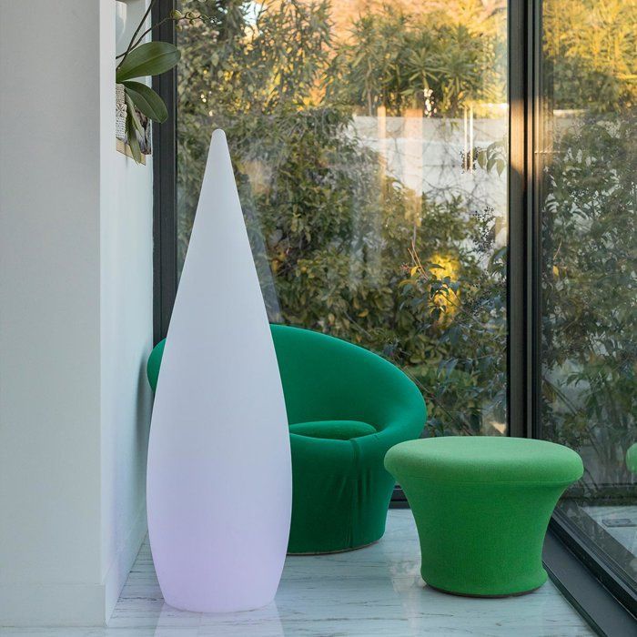 Lampada da terra wireless RGB per esterni CLASSY, altezza 120 cm