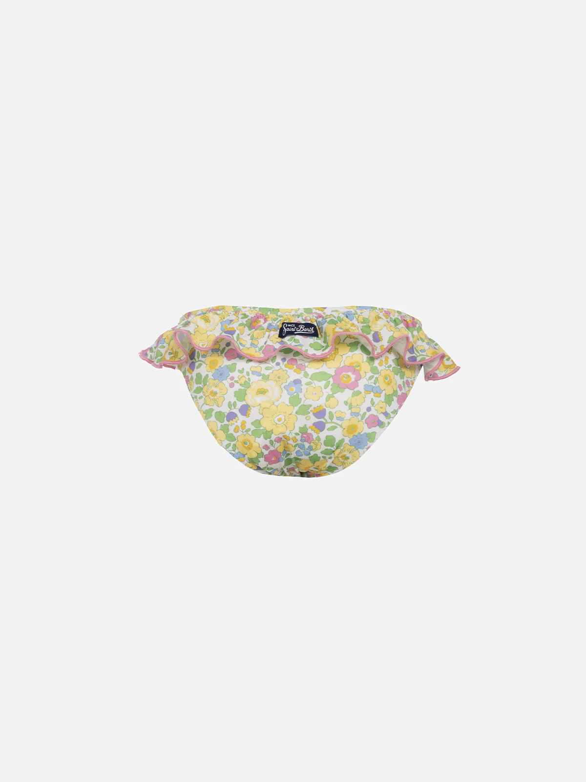 Slip da bagno da bambina con volant Melly con stampa Betsy | REALIZZAT
