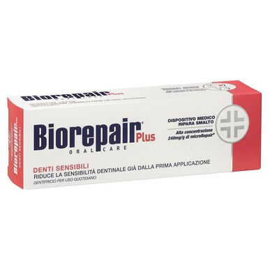 Biorepair Plus herkkien hampaiden hammastahna 75 ml