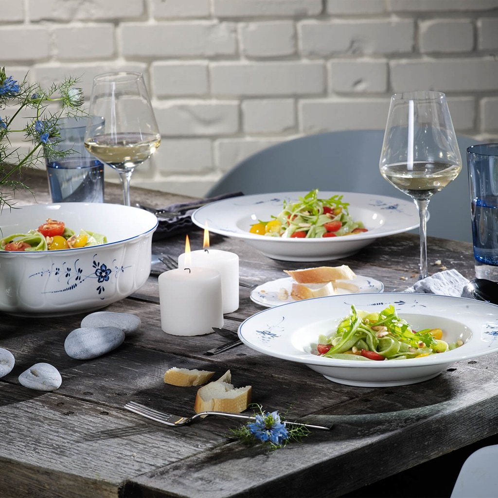 Villeroy & Boch Round Salad Bowl, Vieux Luxembourg - 1 gab