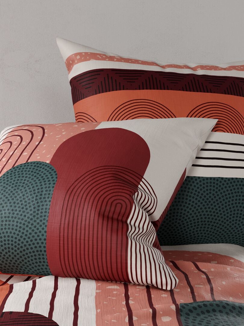 Conjunto de cama estampado - casal - VERDE
