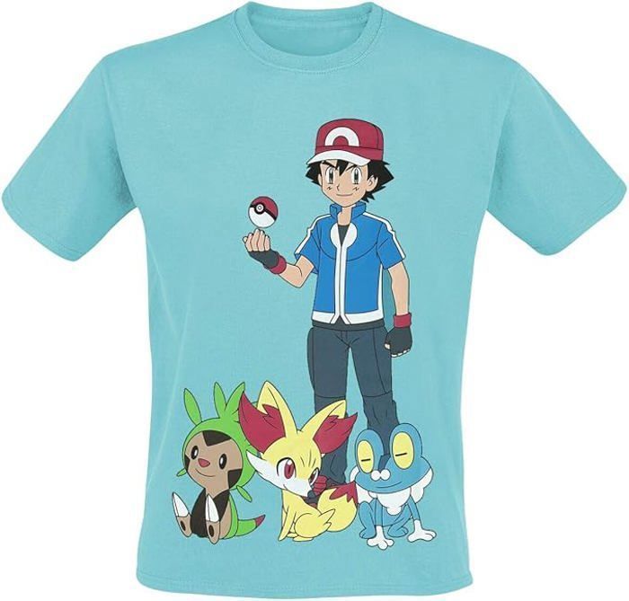 Camiseta Pokémon - POKEMON - Talla M - Diseño original - Producto con licencia oficial - Máxima comodidad