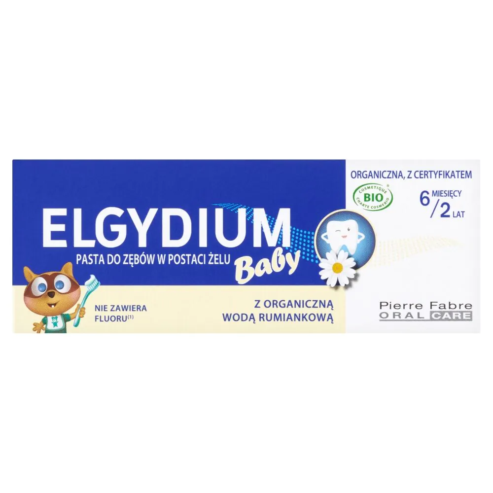 Elgydium Baby Pasta do zębów w Żelu dla dzieci 6M-
