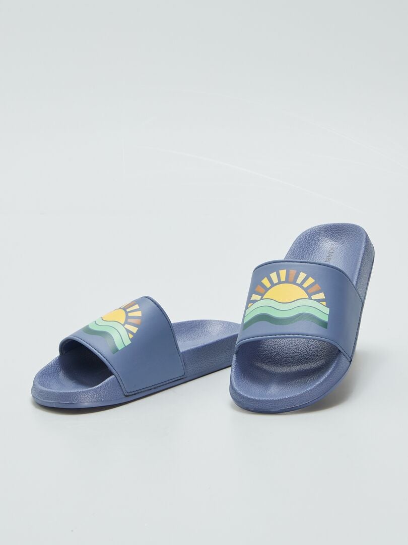 Mules de piscina - AZUL