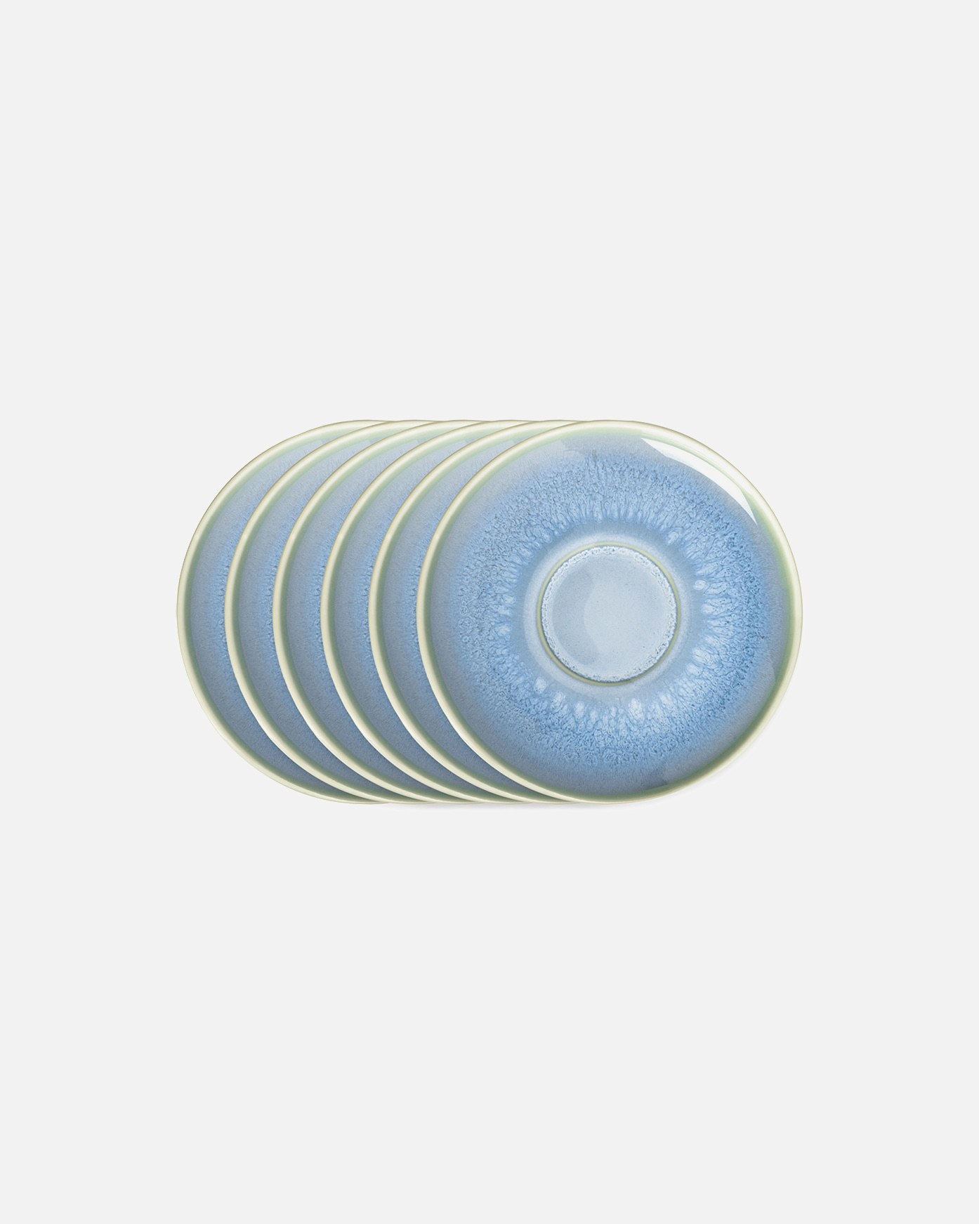 Villeroy & Boch set šolja i tanjirića, 6 dijelova, dekor: Crafted Blueberry (1 komad)