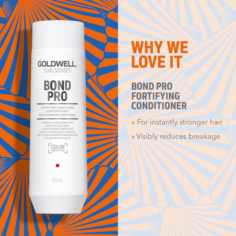 „Goldwell Dualsenses Bond Pro“ kelioninis rinkinys silpniems ir pažeistiems plaukams